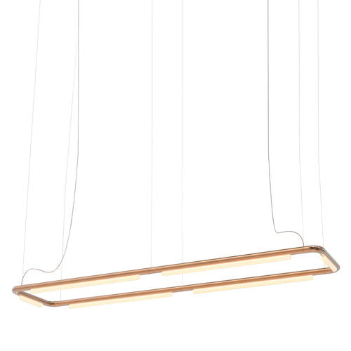 Pipeline CM8 Pendant Light: Copper + Copper