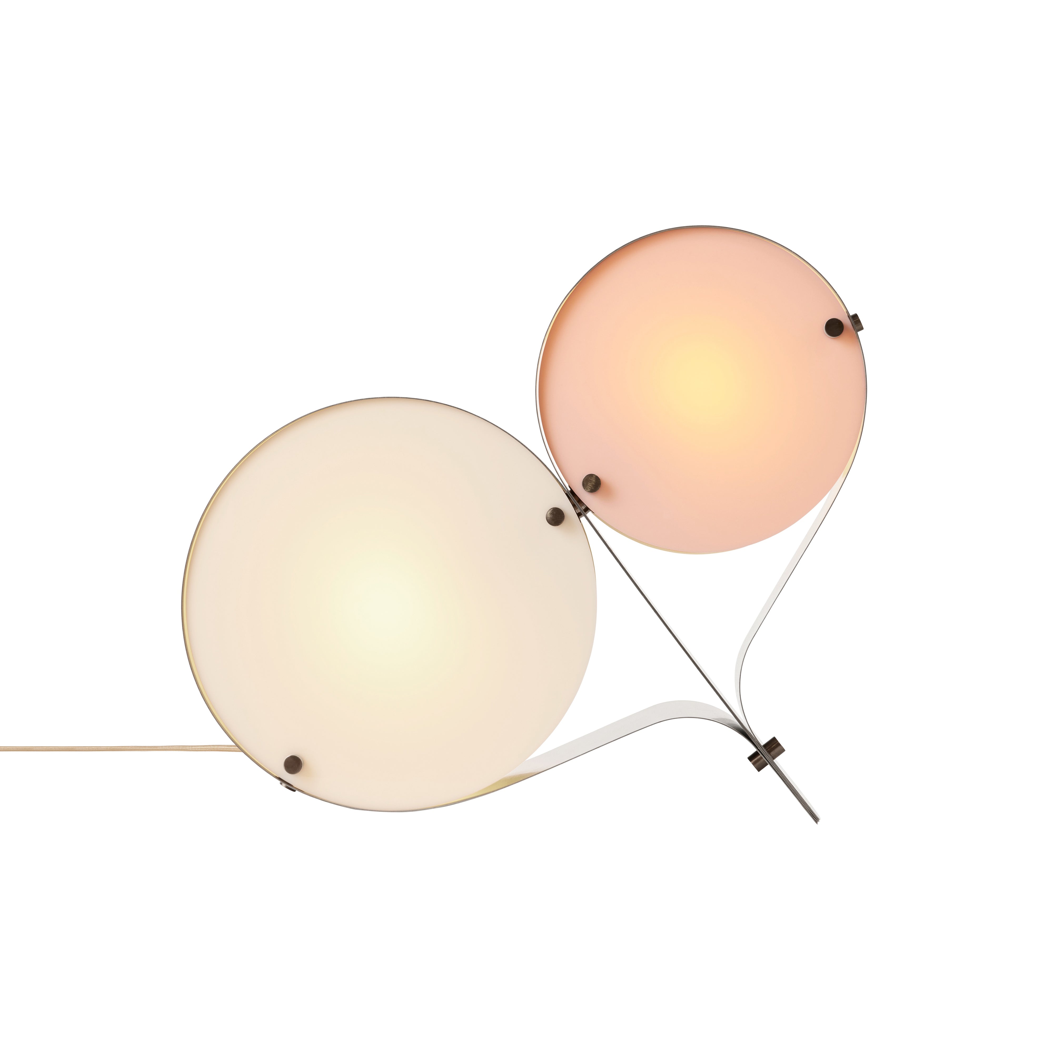 Coppia Table Lamp: Blush
