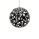 Coral Pendant Light: Extra Large + Black + Black