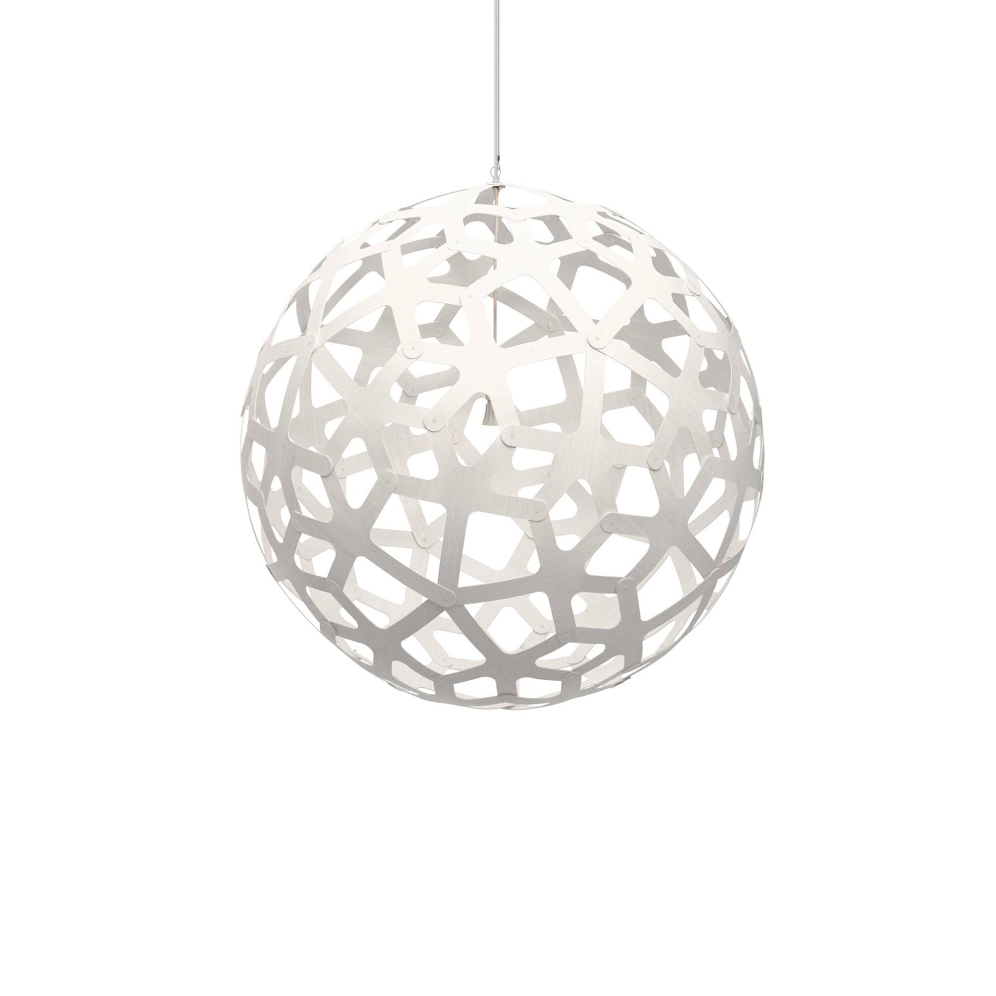 Coral Pendant Light: Extra Large + White + White