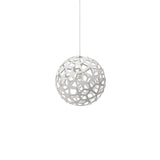 Coral Pendant Light: Extra Small + White + White