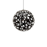 Coral Pendant Light: Large + Black + Black