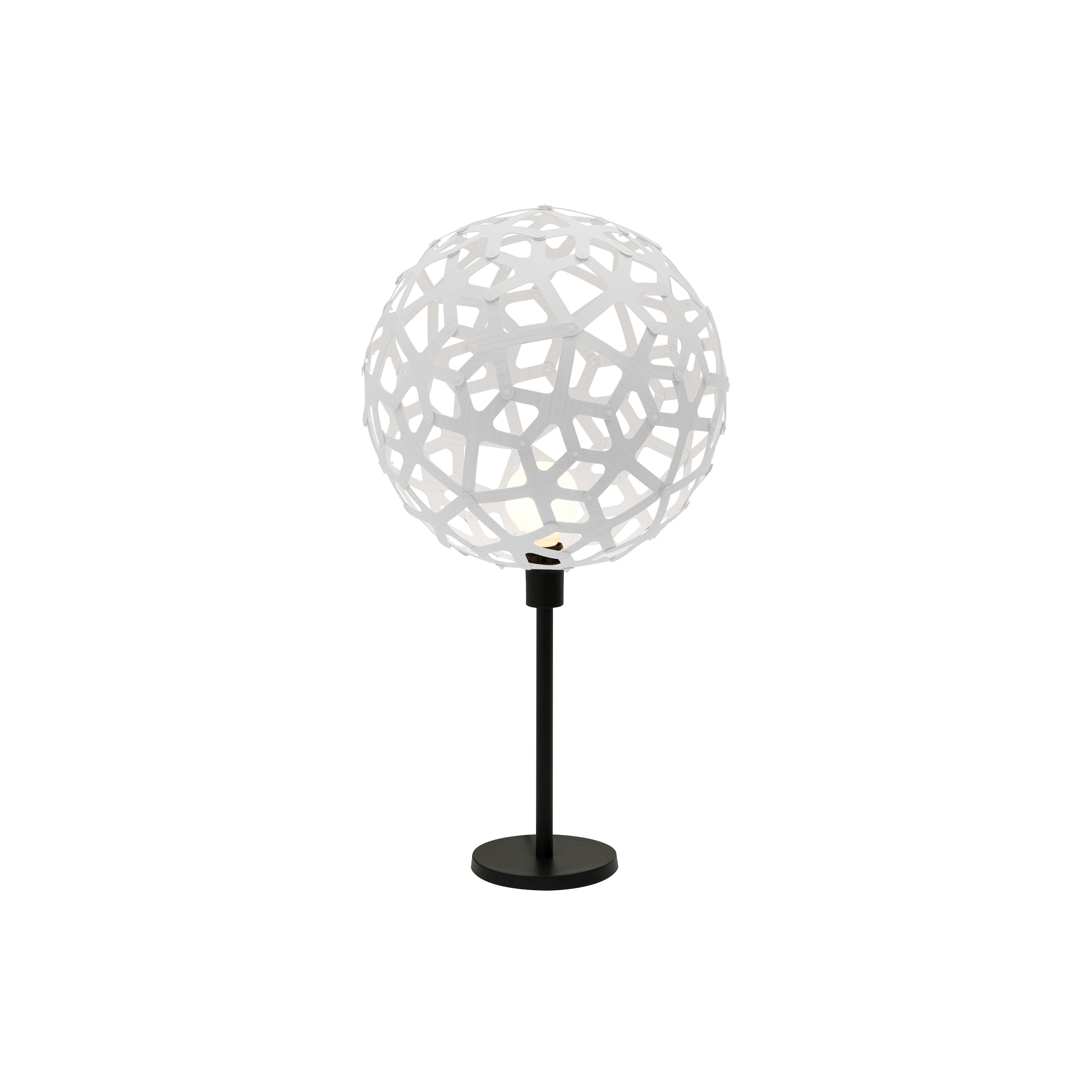 Coral Table Lamp: White
