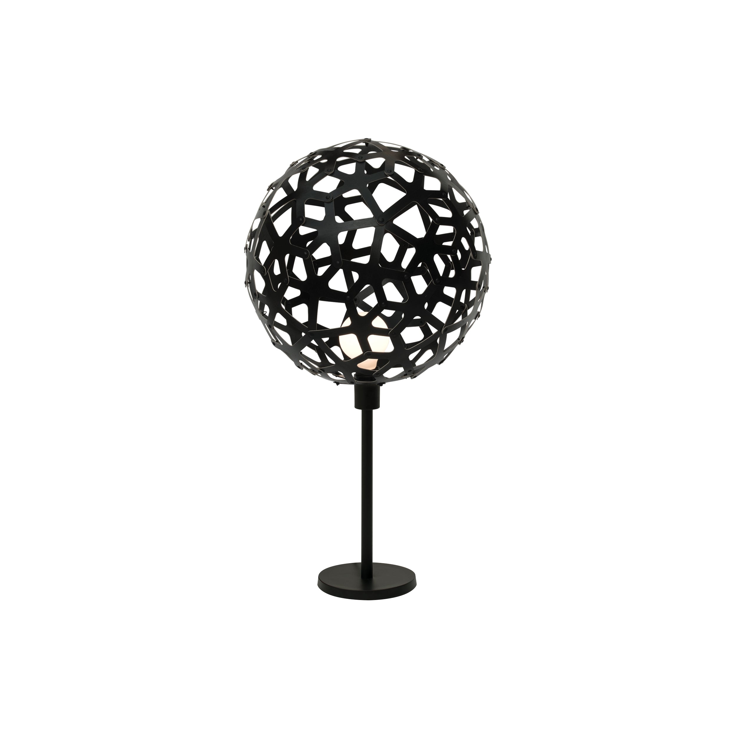 Coral Table Lamp: Black