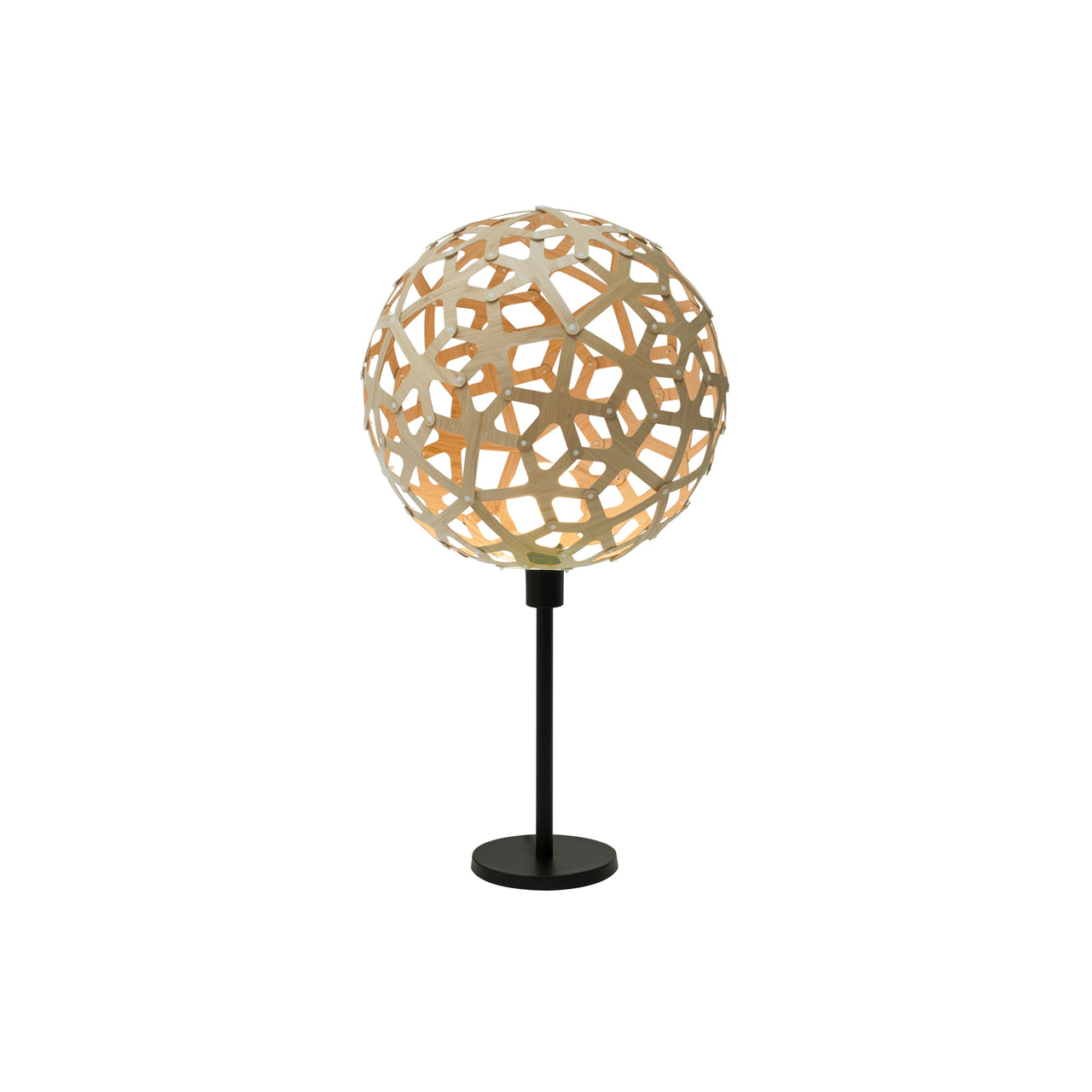 Coral Table Lamp: Bamboo