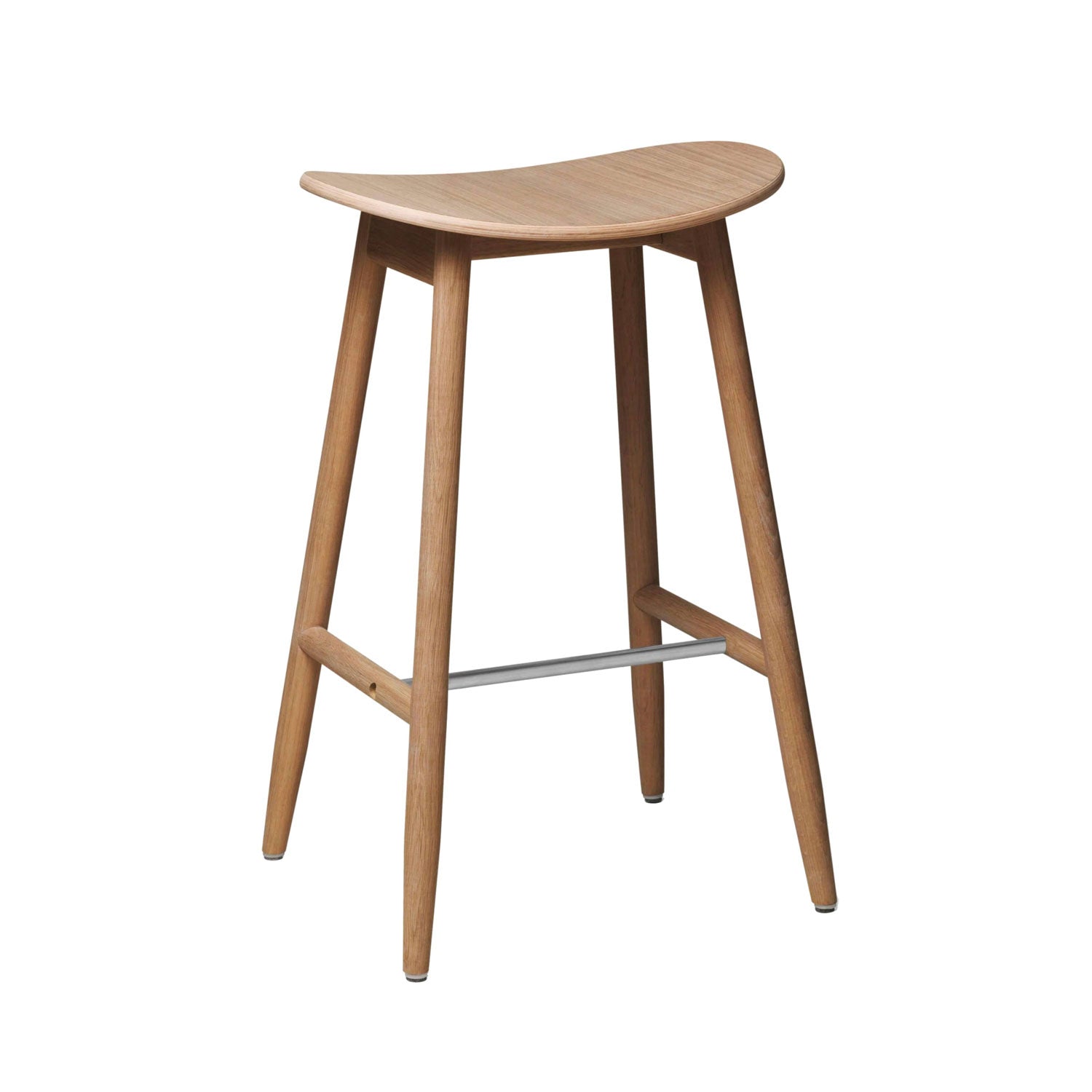 Icha Bar + Counter Stool: Counter + White Oiled Oak