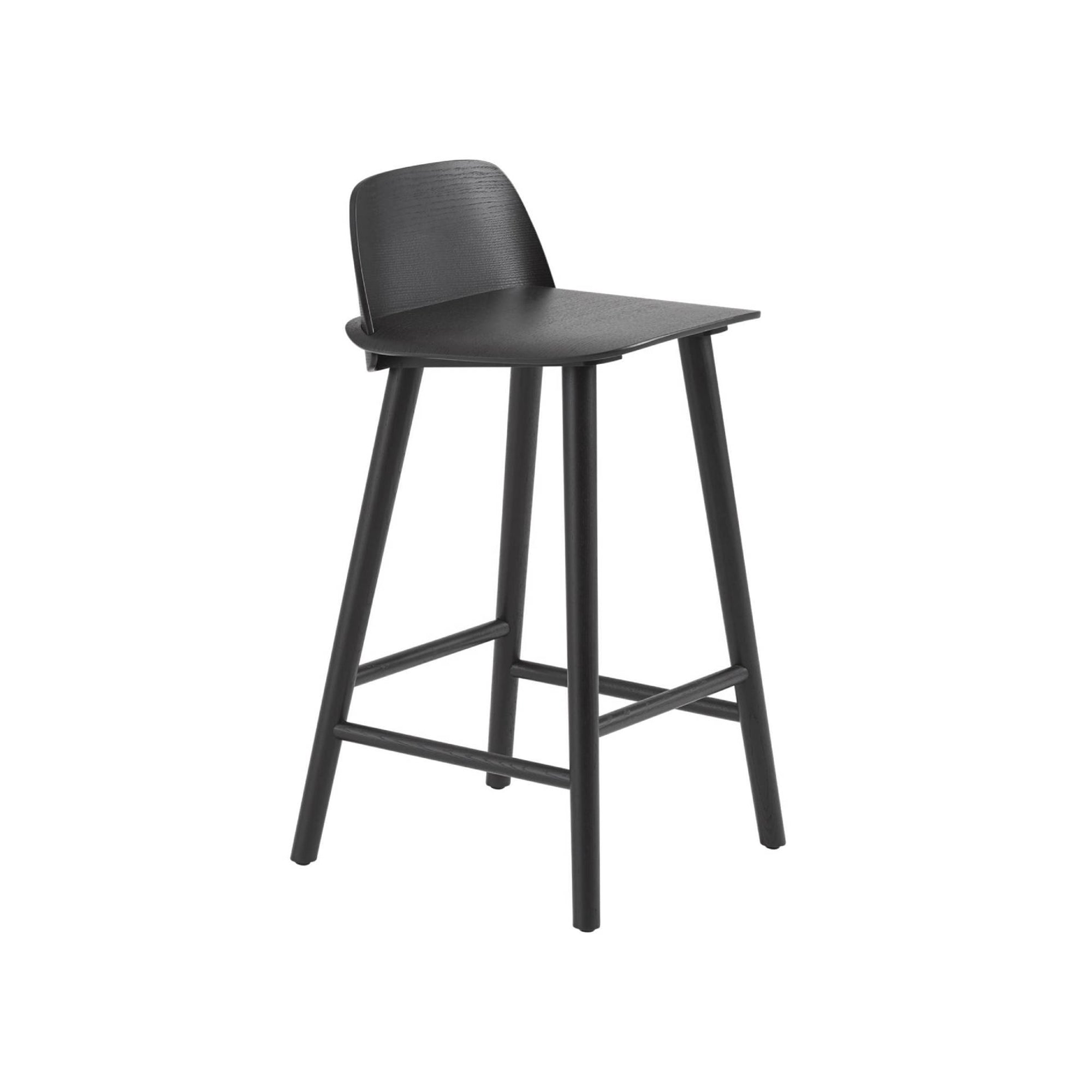 Nerd Bar + Counter Stool: Counter + Black