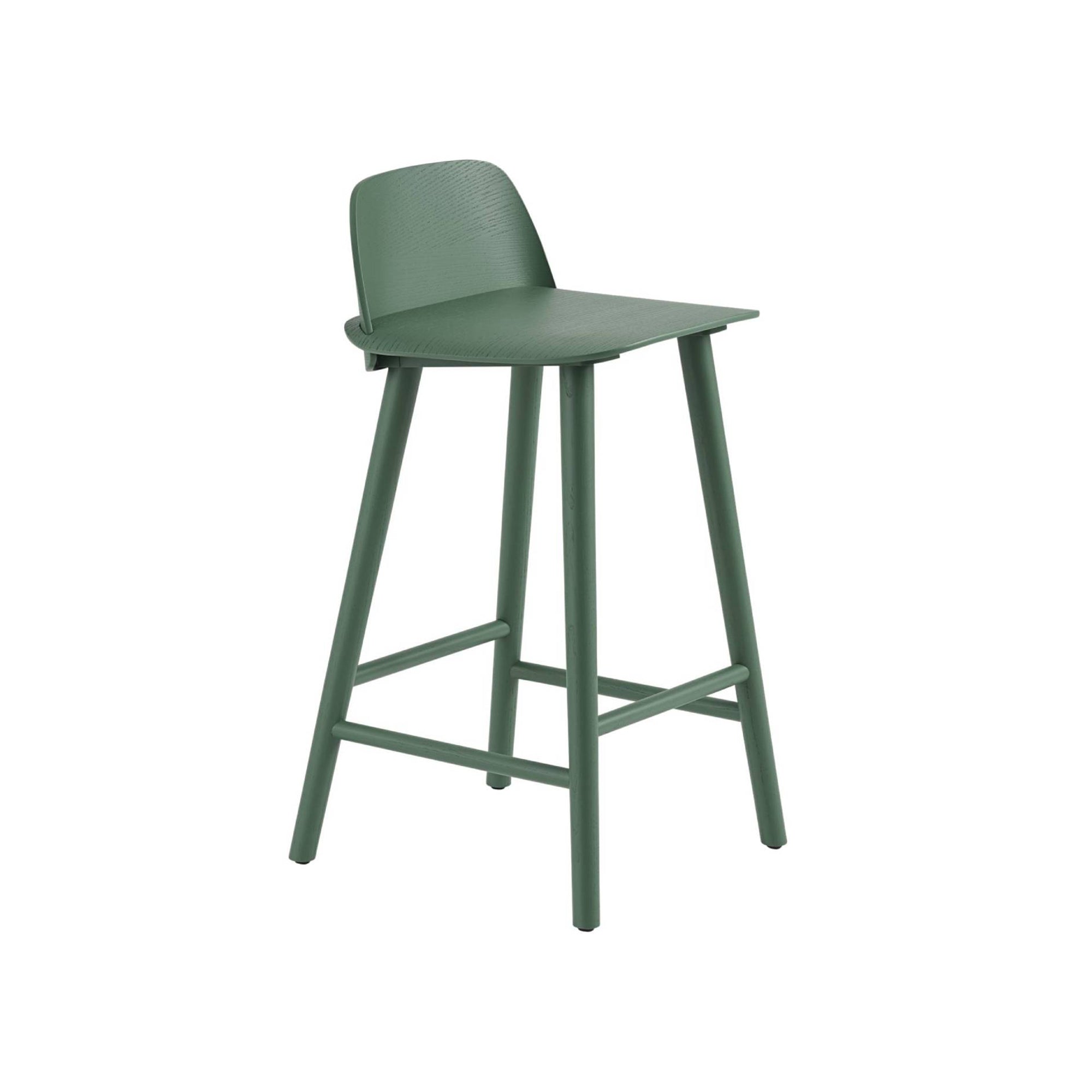 Nerd Bar + Counter Stool: Counter + Green