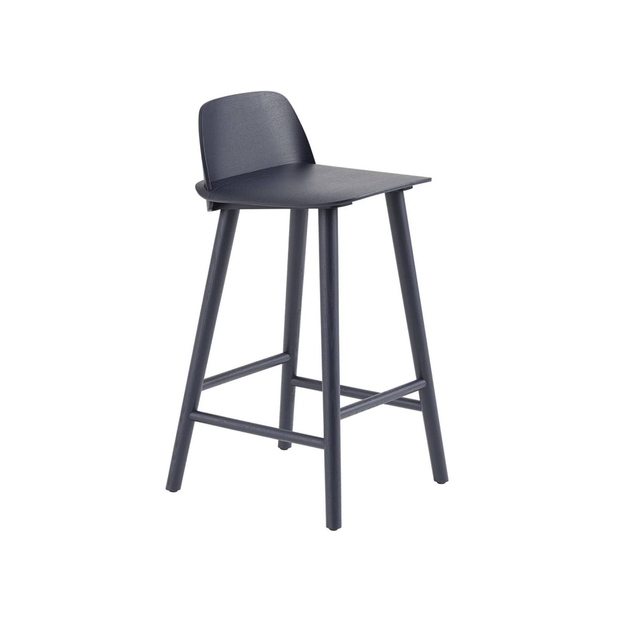 Nerd Bar + Counter Stool: Counter + Midnight Blue