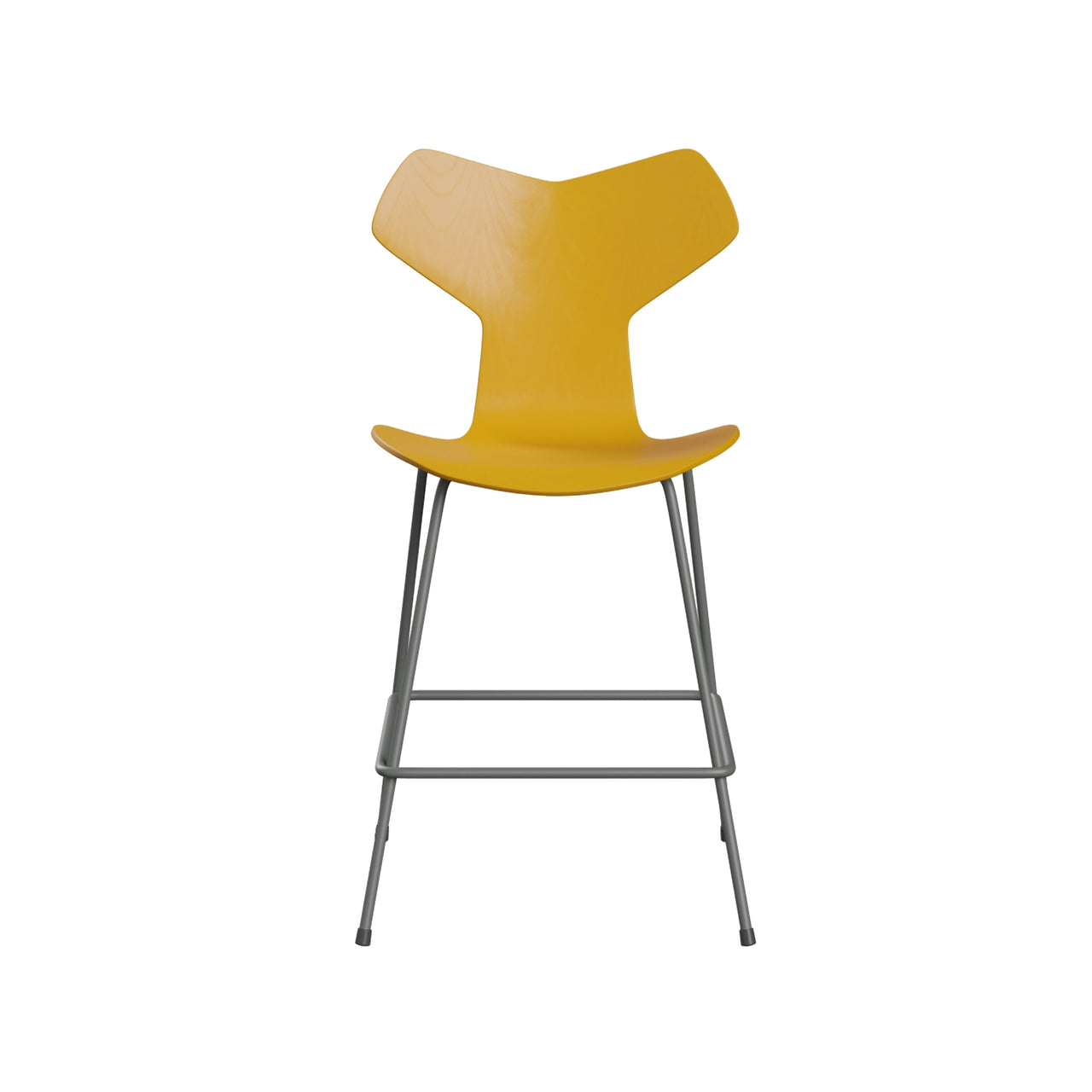 Grand Prix Bar + Counter Stool: Counter + True Yellow Lacquered Veneer