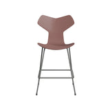Grand Prix Bar + Counter Stool: Counter + Wild Rose Lacquered Veneer