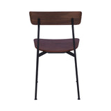 Crawford Dining Chair: Dark Brown Oak
