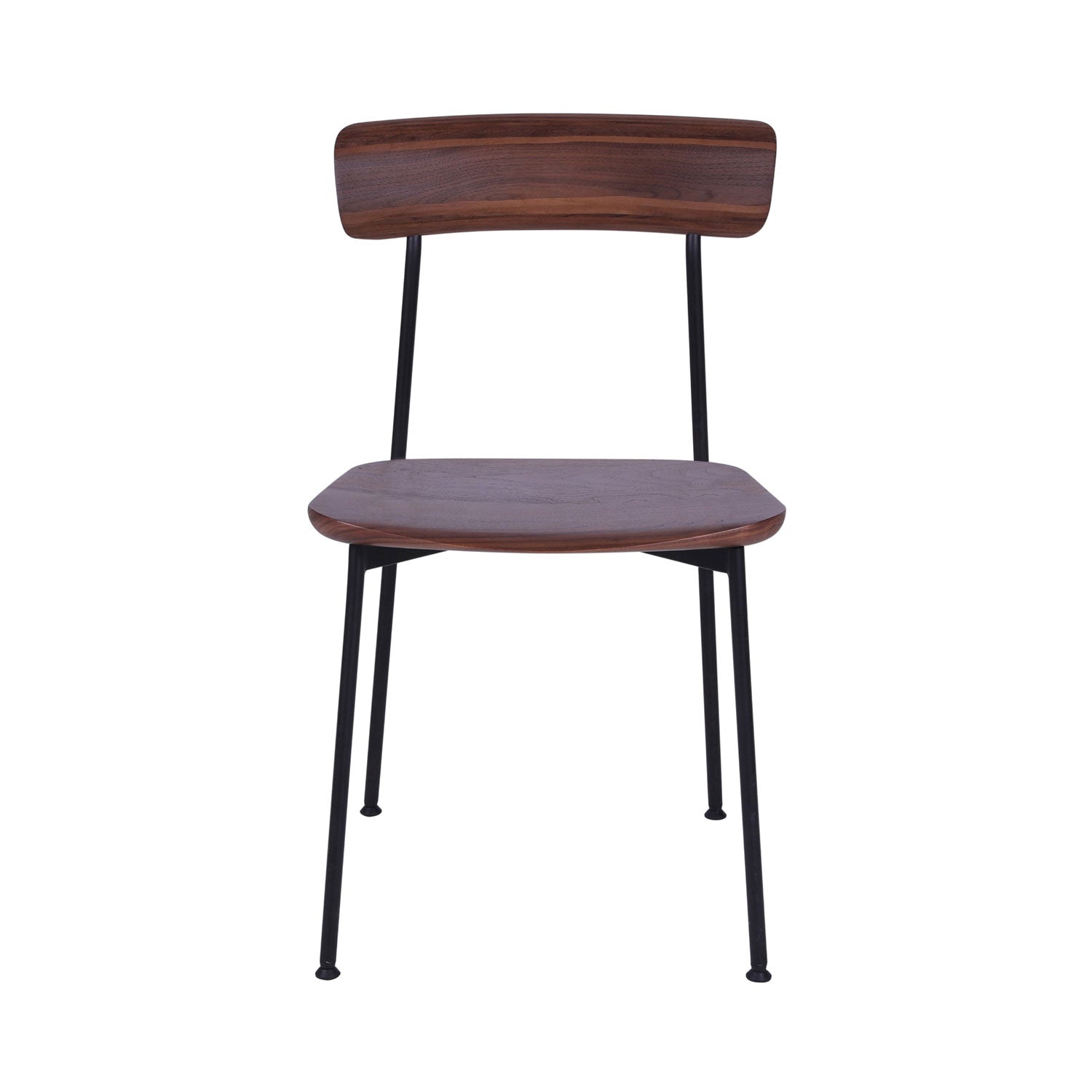 Crawford Dining Chair: Dark Brown Oak