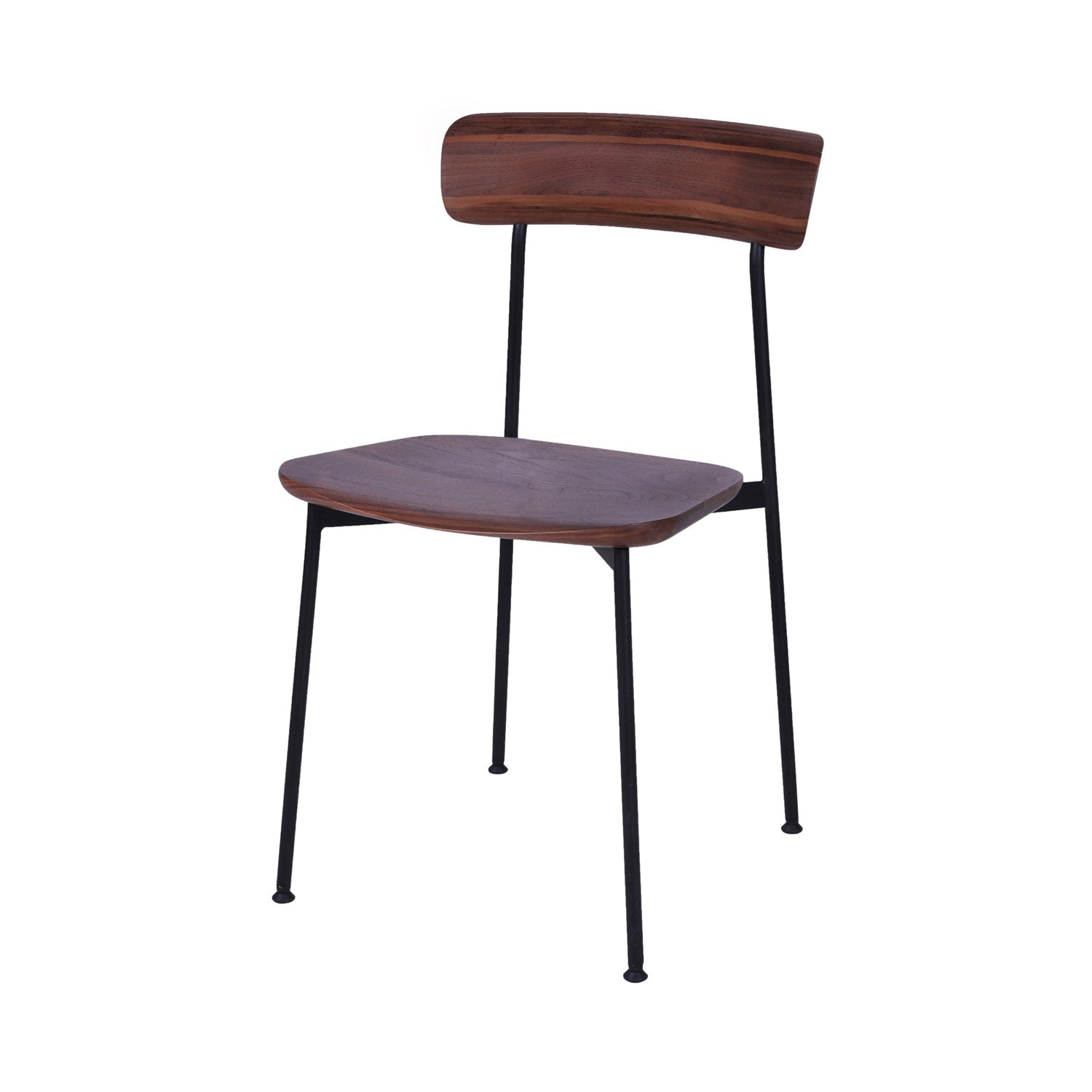 Crawford Dining Chair: Dark Brown Oak