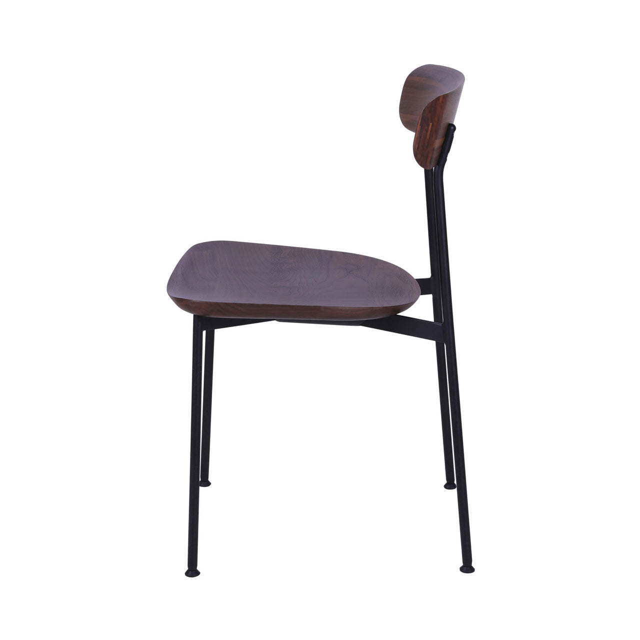 Crawford Dining Chair: Dark Brown Oak