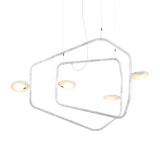 Palindrome Single Pendant: 4 Heads + Cream White