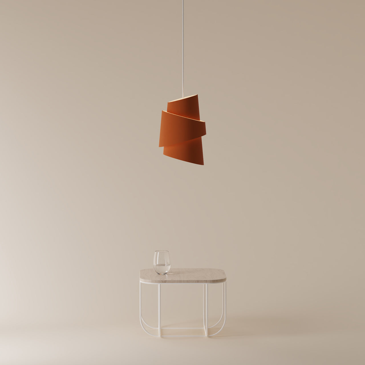 Croissant Pendant Light