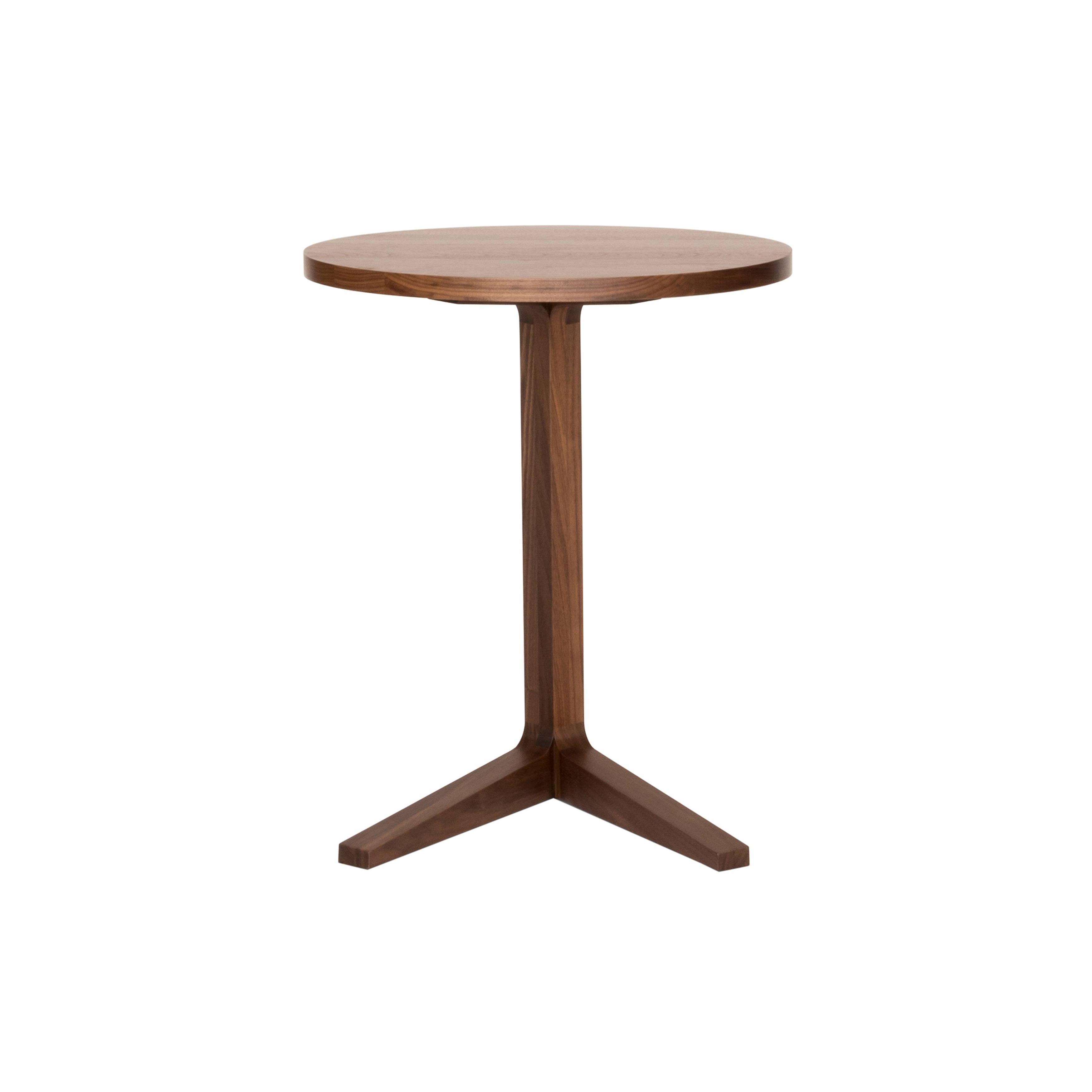 Cross Side Table: Walnut