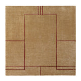 Cruise Rug AP11 + AP12: Square (AP11) + Bombay Golden Brown