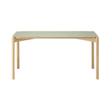 Castor Dining Table: Linoleum + Medium - 59.1