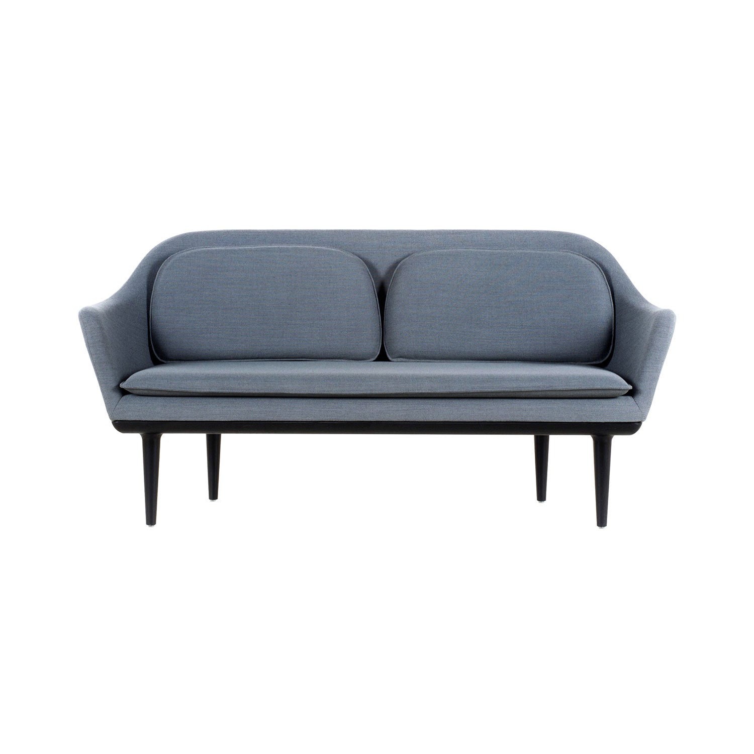 Lunar Sofa: Black Oak