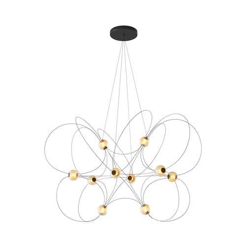 Munari 10 Pendant Lamp: Black