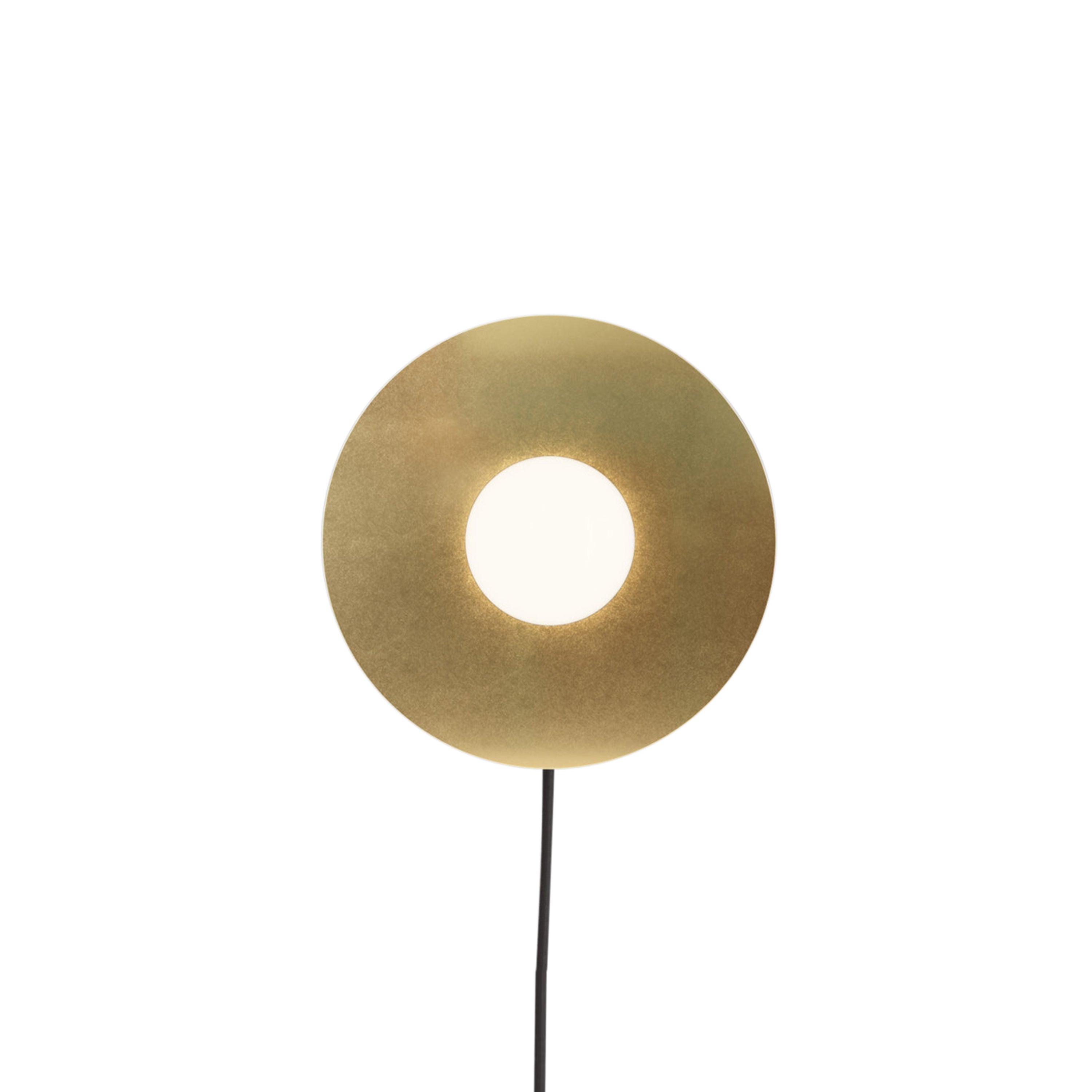 Dot Wall Lamp: Brass + Black