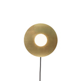 Dot Wall Lamp: Brass + Black