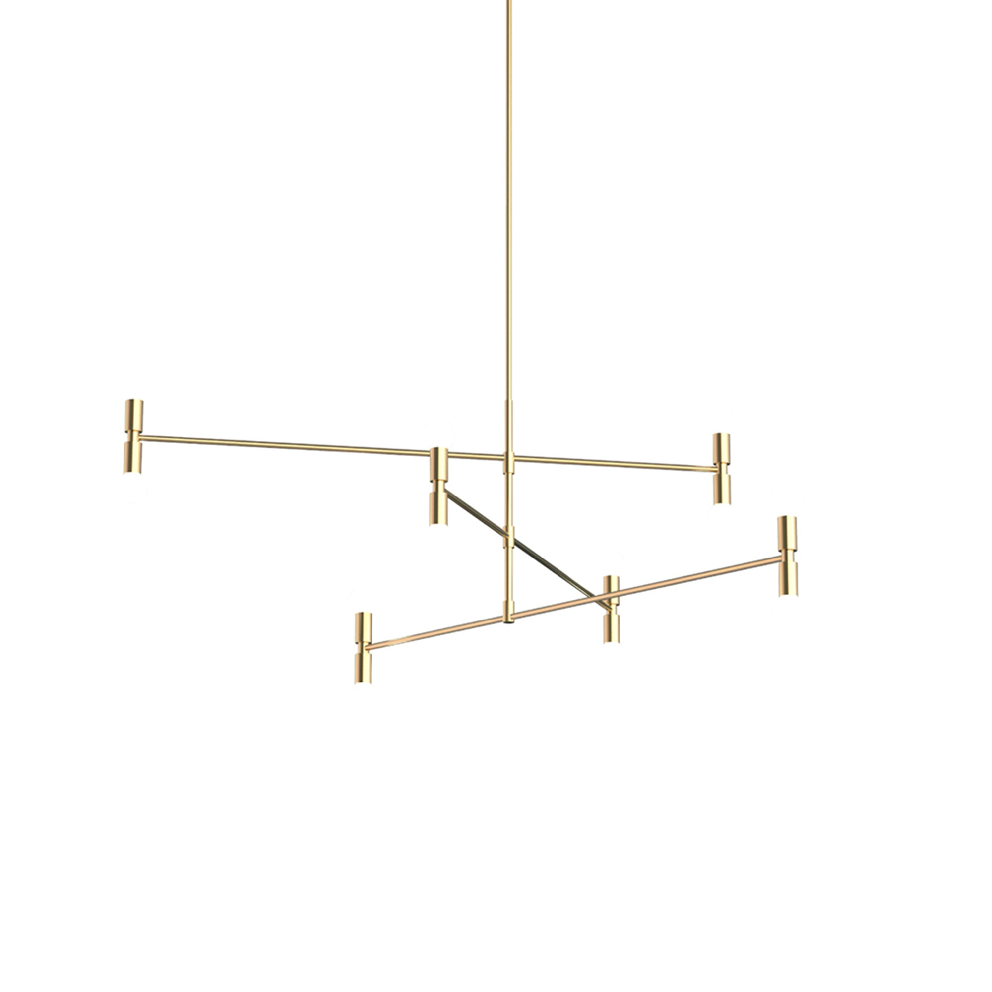 Dot 14 Pendant: Brass + Model B