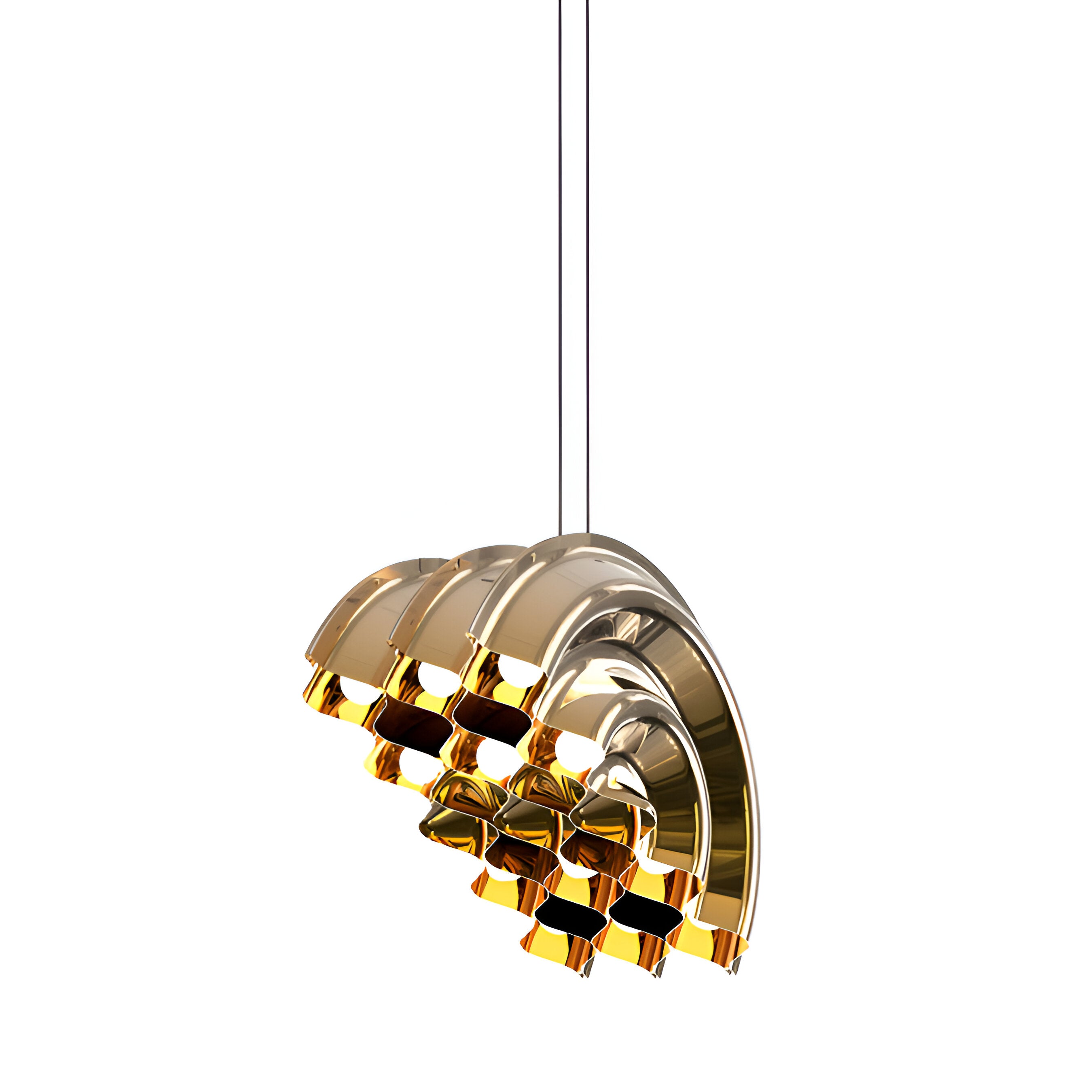 Doppler Triple Pendant: Gold