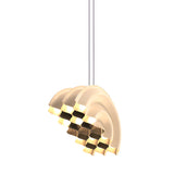 Doppler Triple Pendant: Ivory