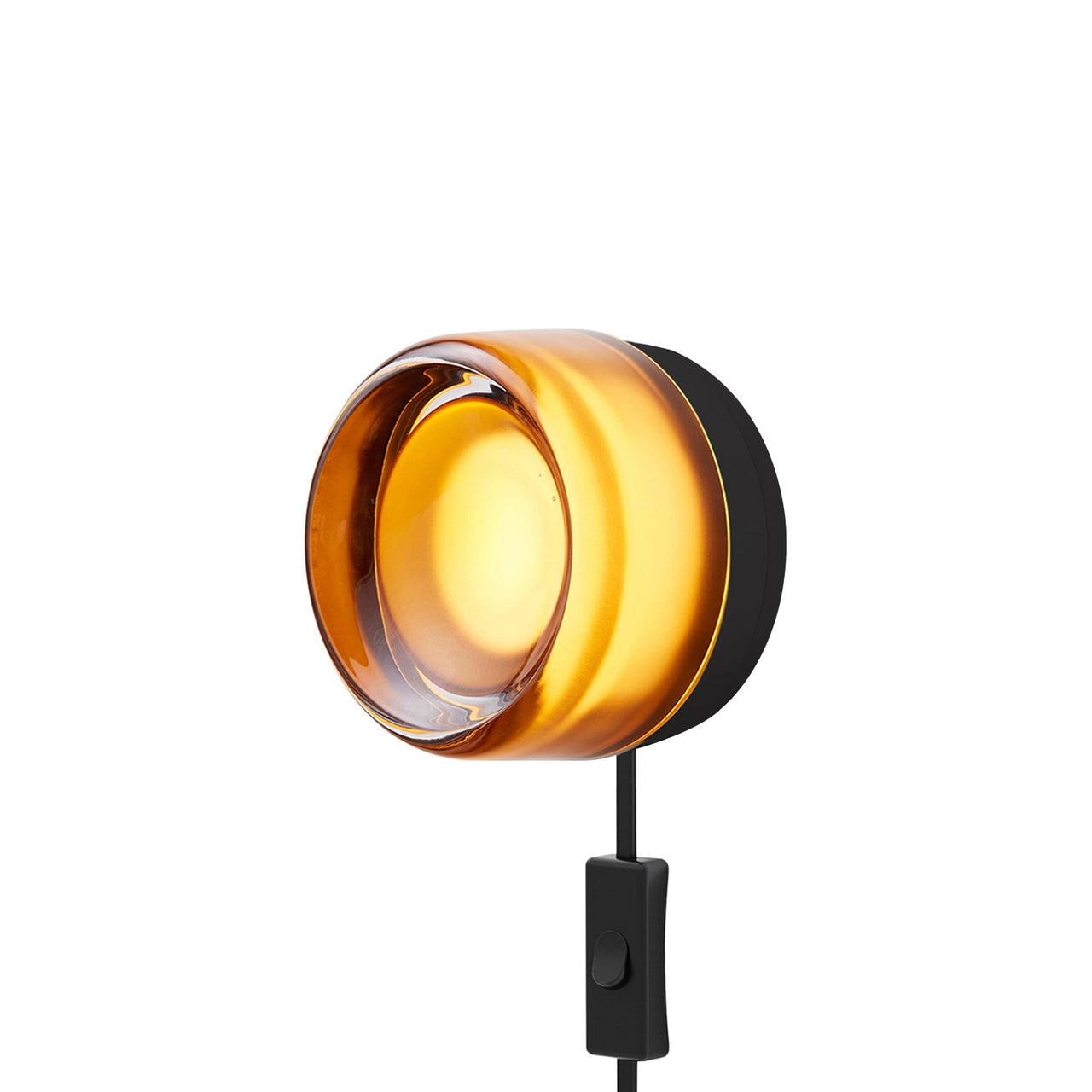 Dimple Corded: Amber + Black Anodized