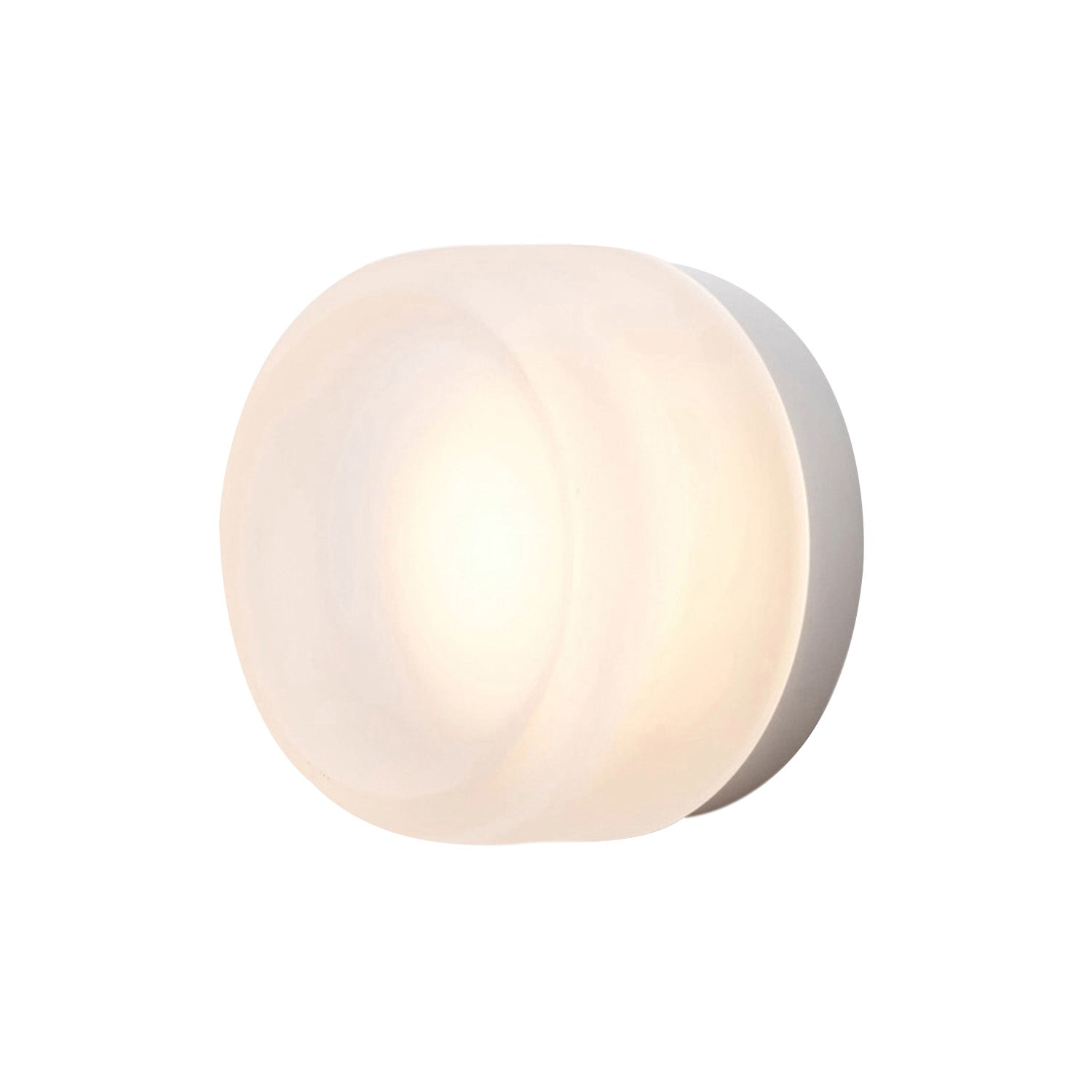Dimple IP65 Sconce: Frosted + Natural Anodized
