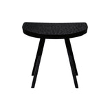 Touch Stool: Half Moon + Black Maple