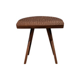 Touch Stool: Half Moon + Oiled Walnut