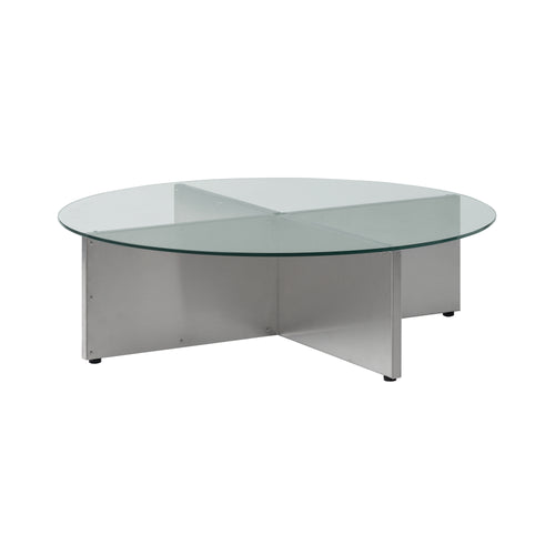 NM19 Coffee Table: Inox Steel