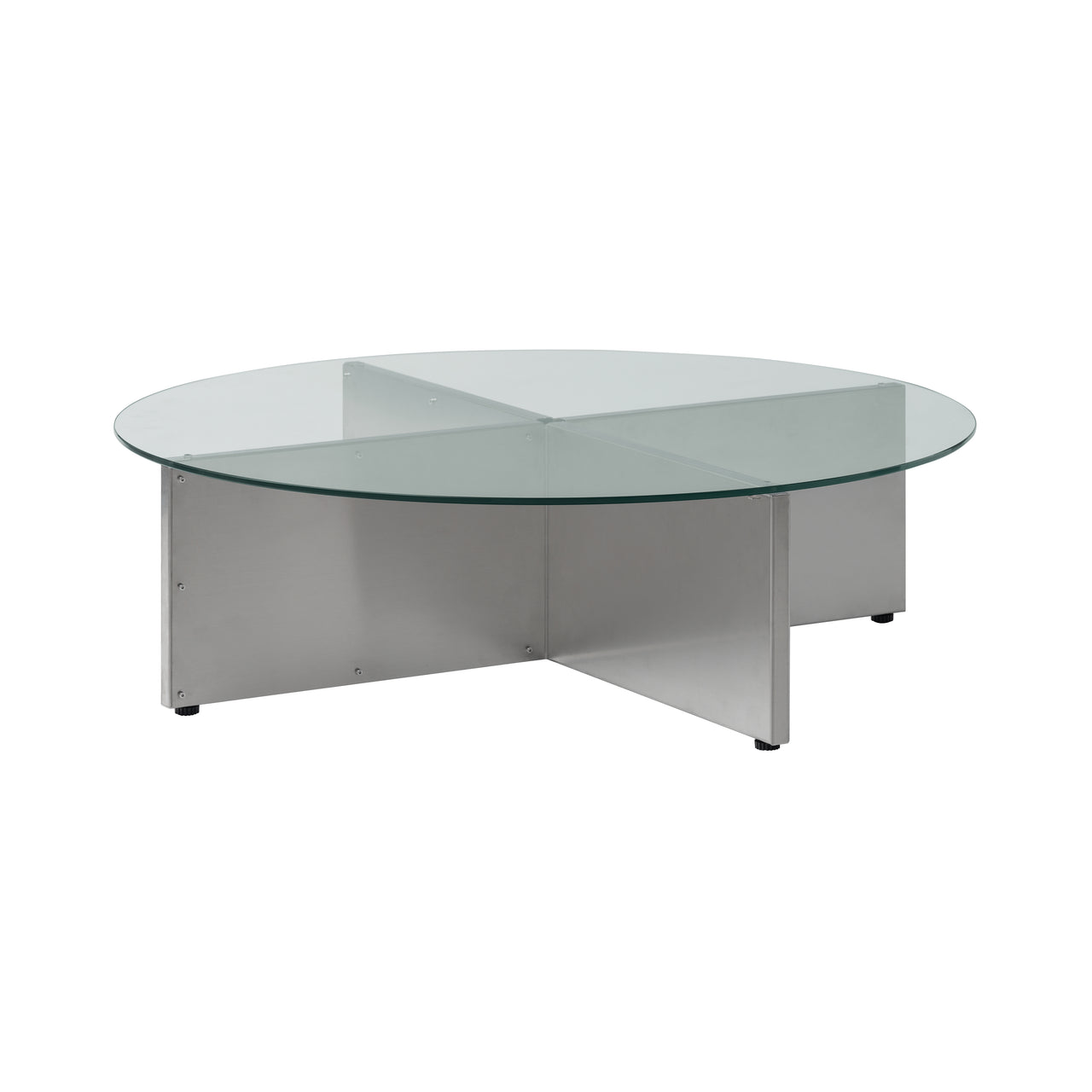 NM19 Coffee Table: Inox Steel
