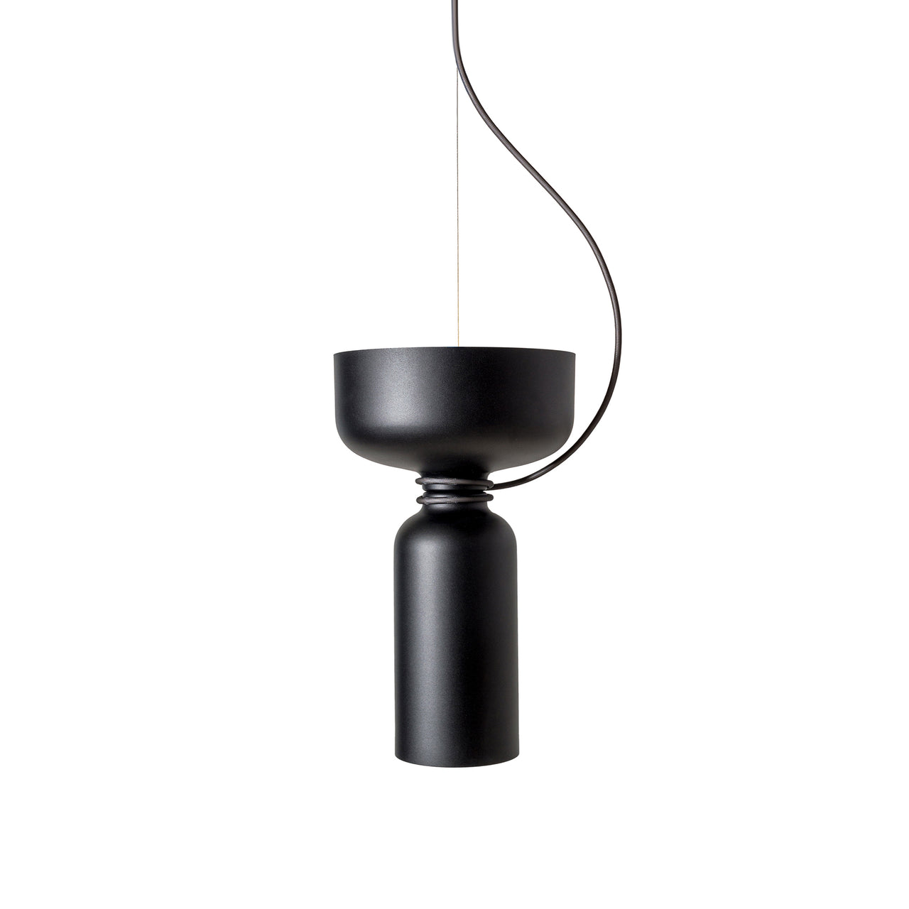 Spotlight Volumes Pendant Light: D+A + Black