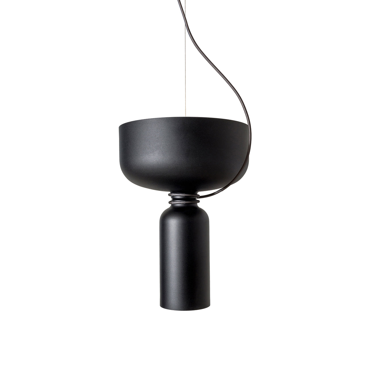 Spotlight Volumes Pendant Light: D+B + Black