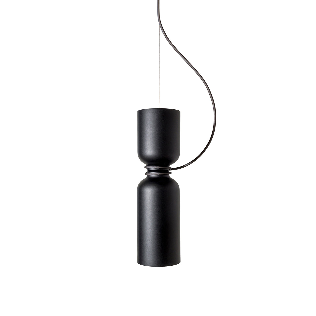 Spotlight Volumes Pendant Light: D+C + Black