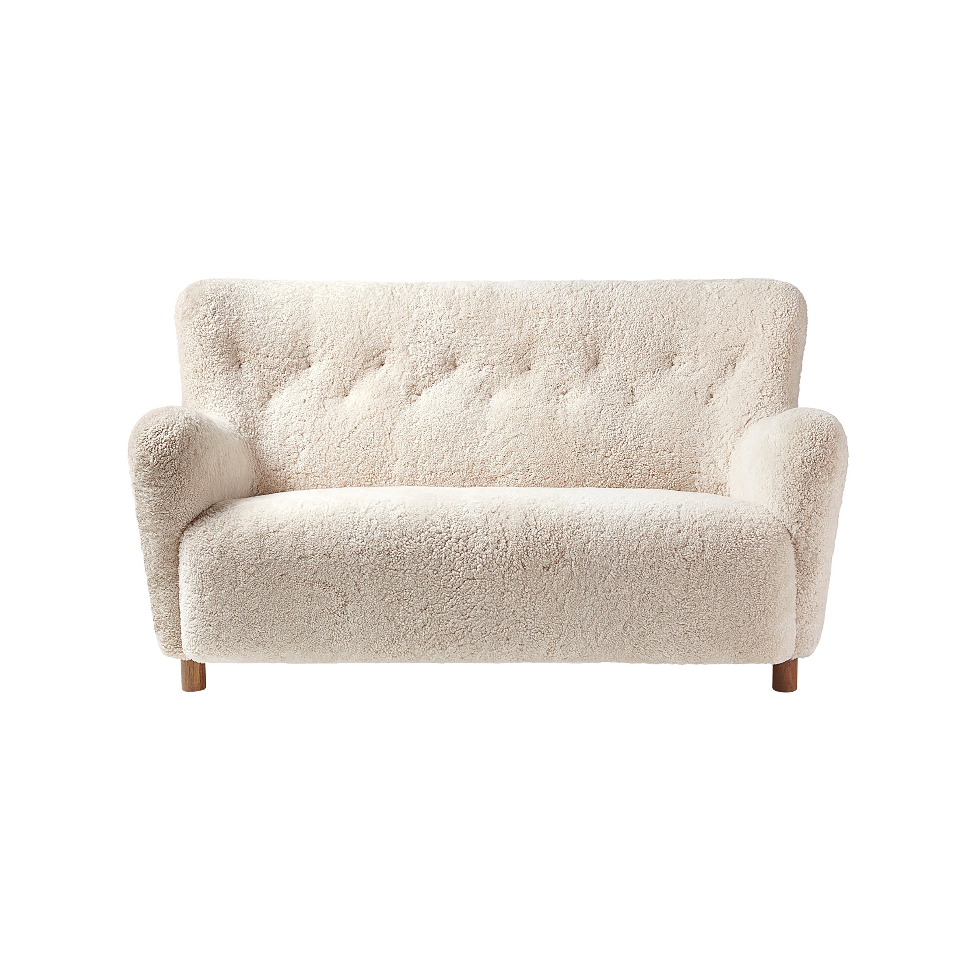 54 Sofa: 2 Seater + Walnut