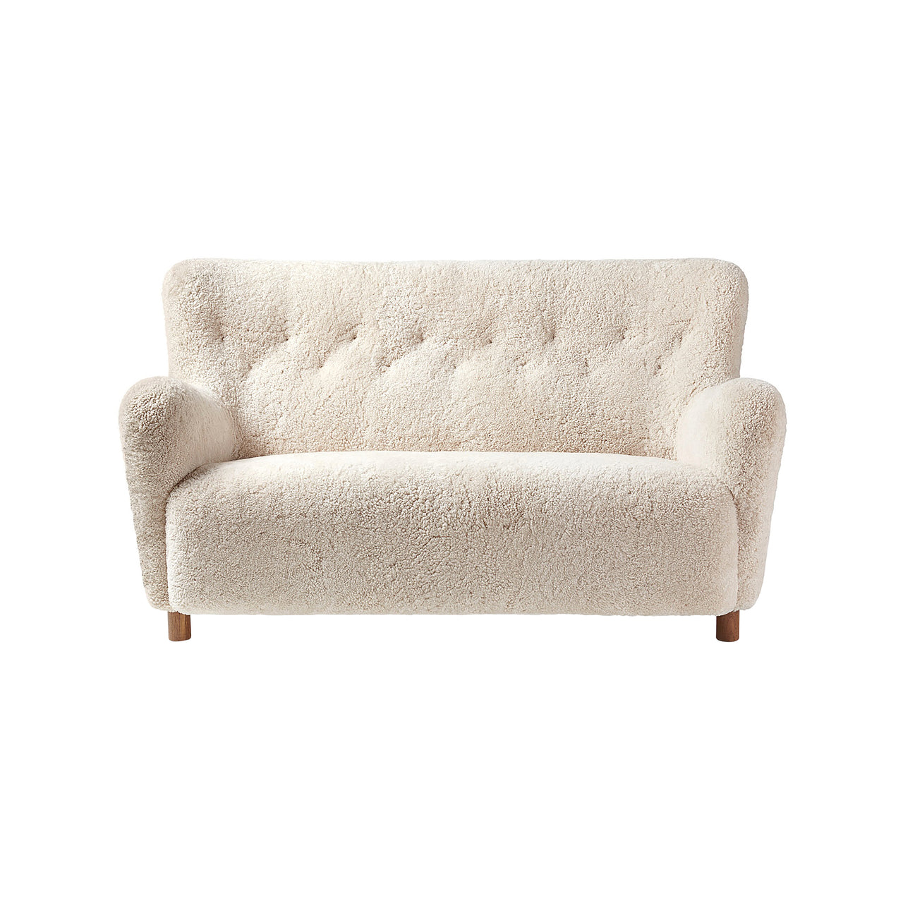 54 Sofa: 2 Seater + Walnut