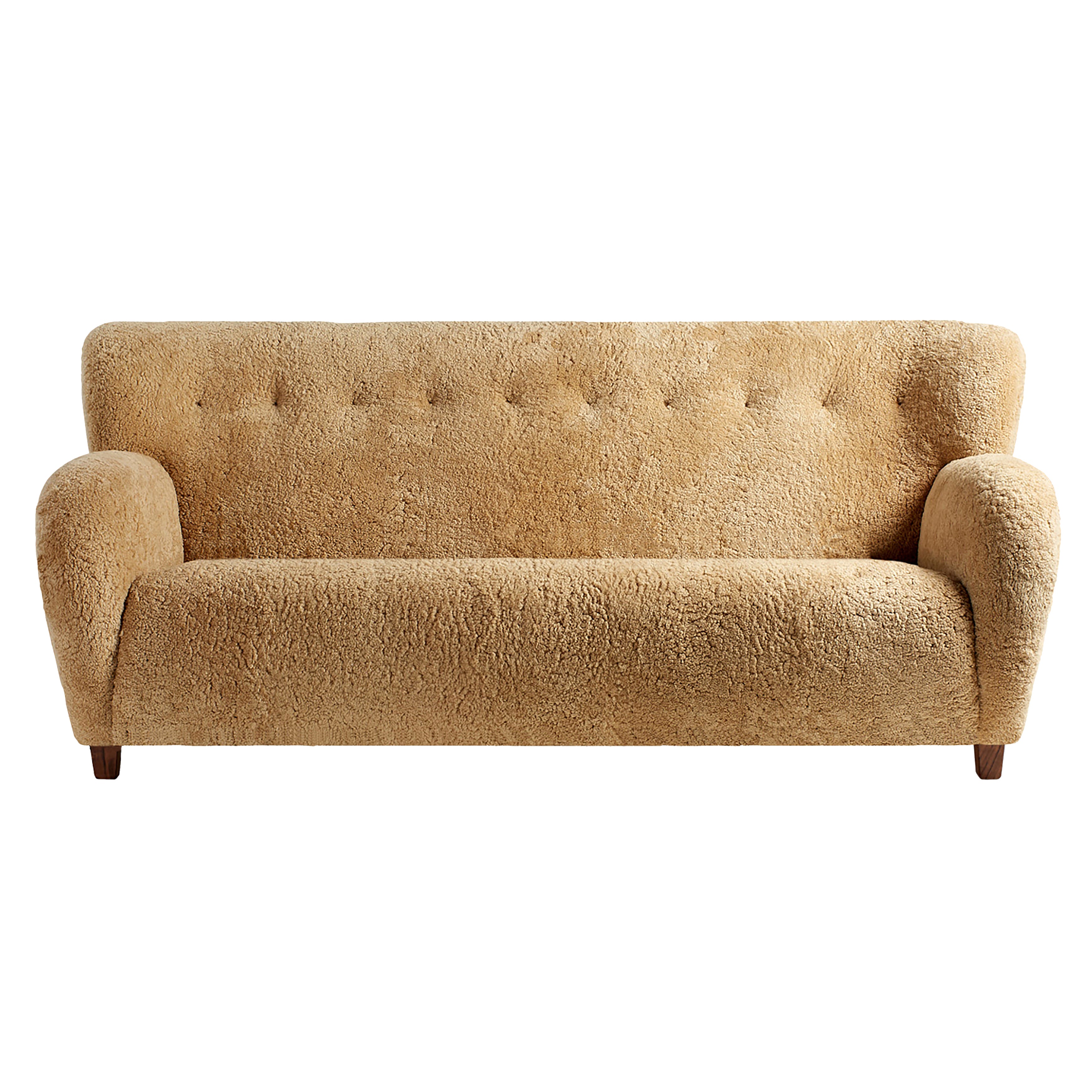 Karu Sofa: 3 Seater + Walnut