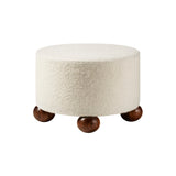 Luupo Ottoman: Low + Walnut