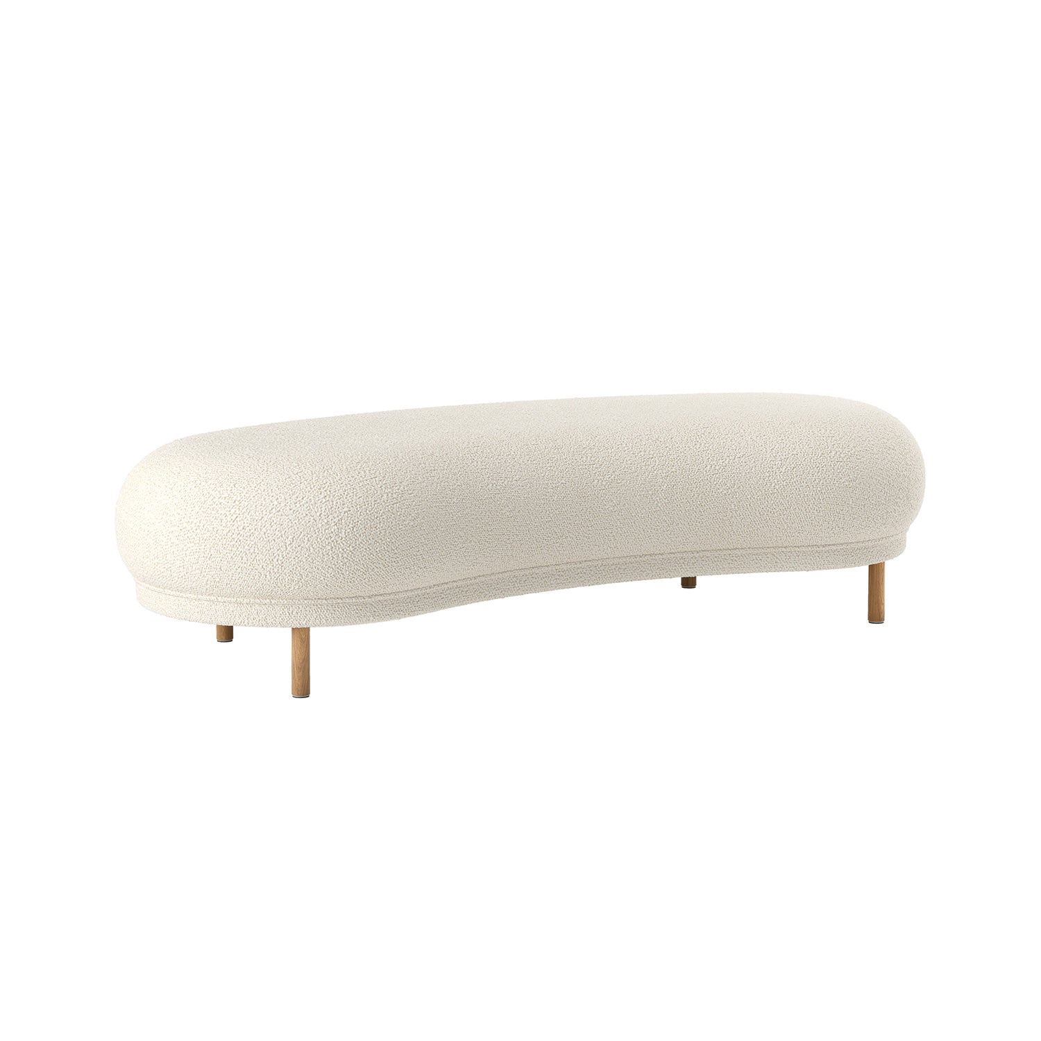 Dandy Ottoman: Natural Oak