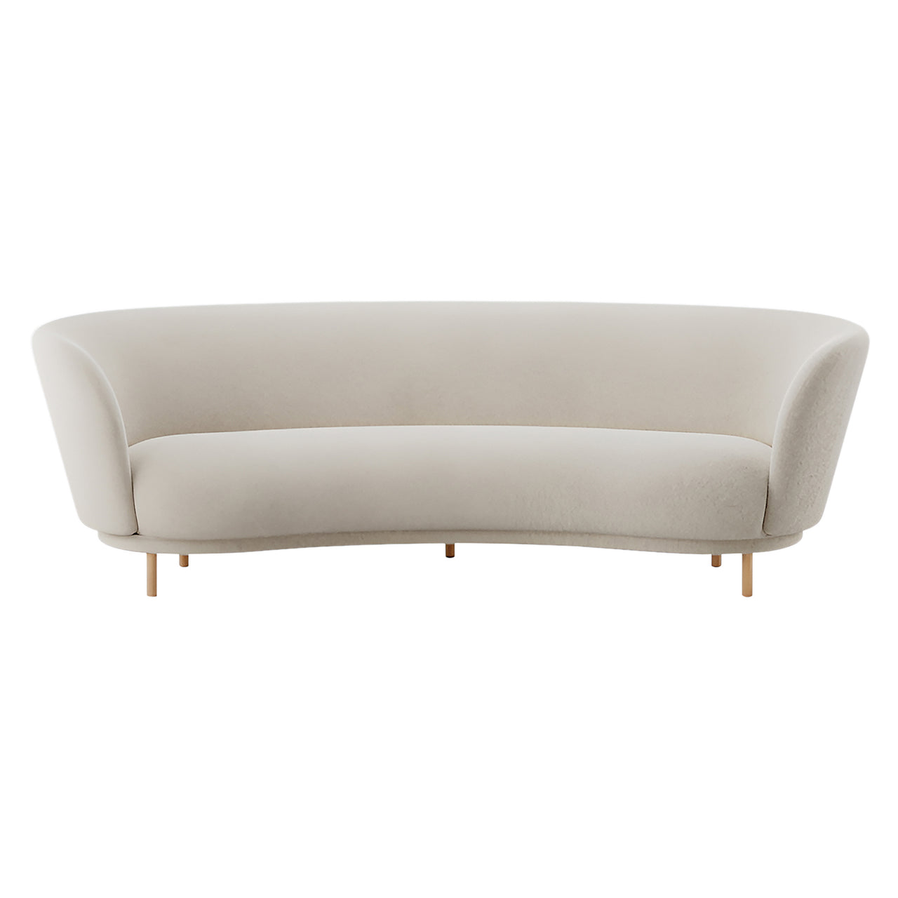 Dandy 3 Seater Sofa: Walnut Stained Oak