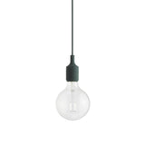 E27 Pendant Lamp: Dark Green