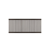 Stockholm Shelf Slated Sliding Door: Dark Stained Oak