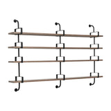 Demon Shelf: 3 Brackets + 4 Shelves + American Walnut