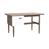 Risom Desk: Soaped Walnut